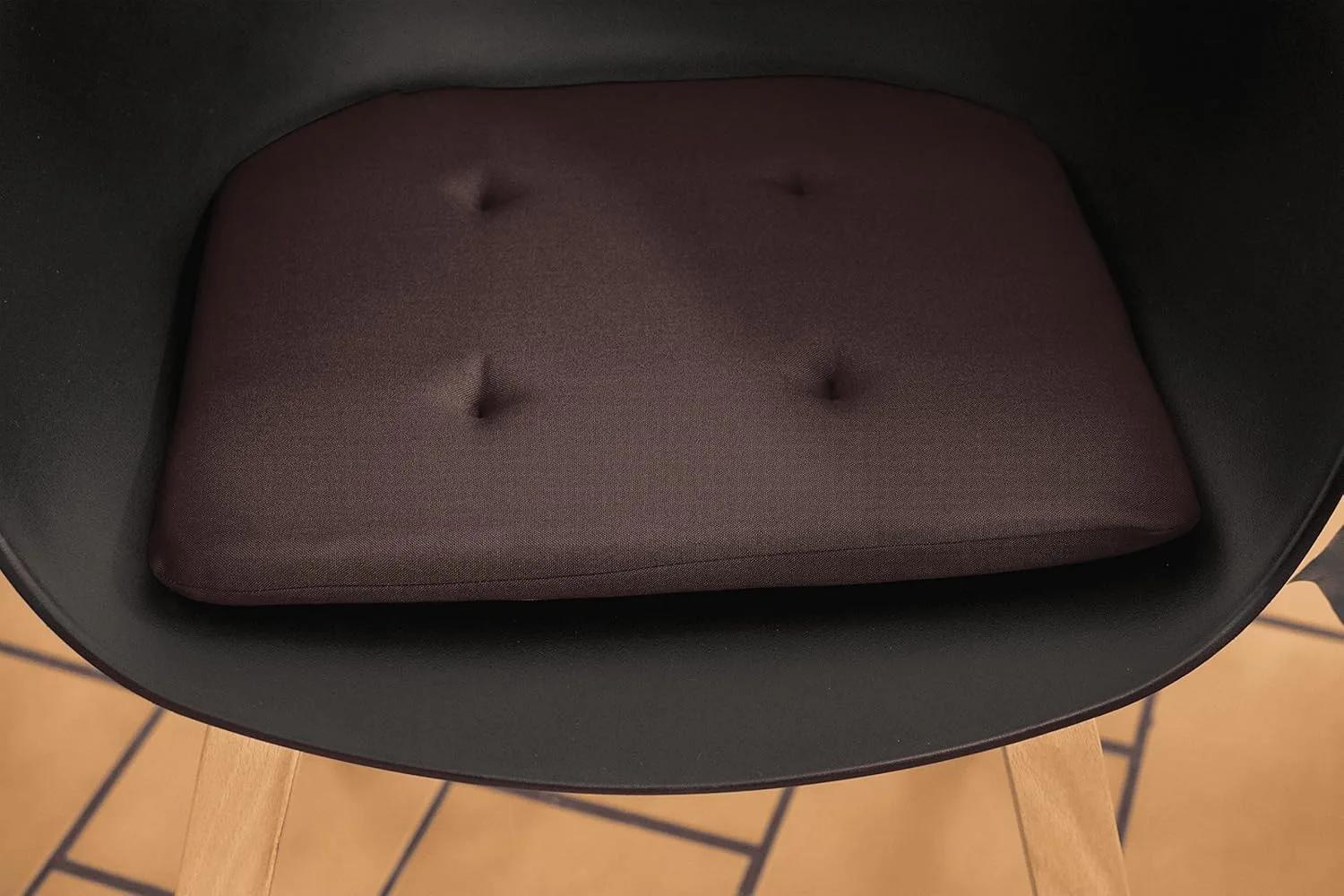 Cojín para Silla Capitonado — Café (Set 4 Piezas) — Cojines