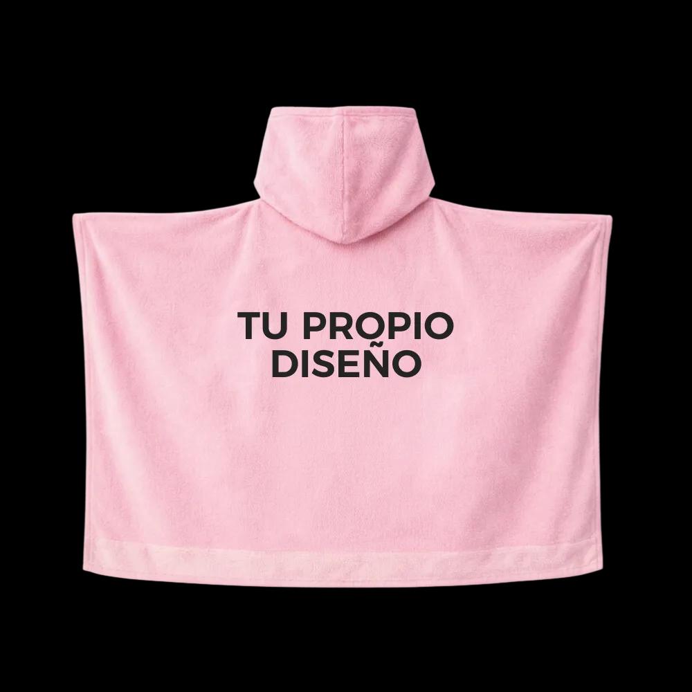 Salida de Baño Infantil con Gorro Personalizado — Rosa