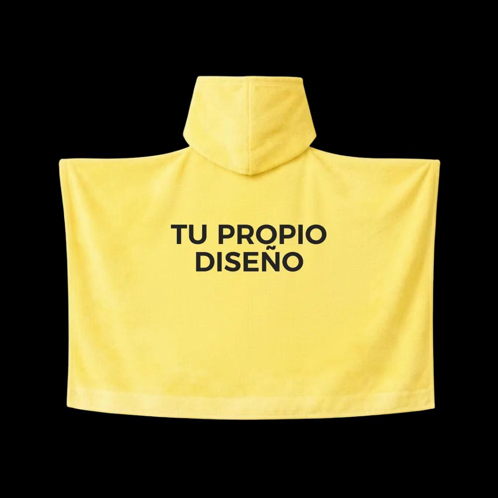 Salida de Baño Infantil con Gorro Personalizado — Amarilla