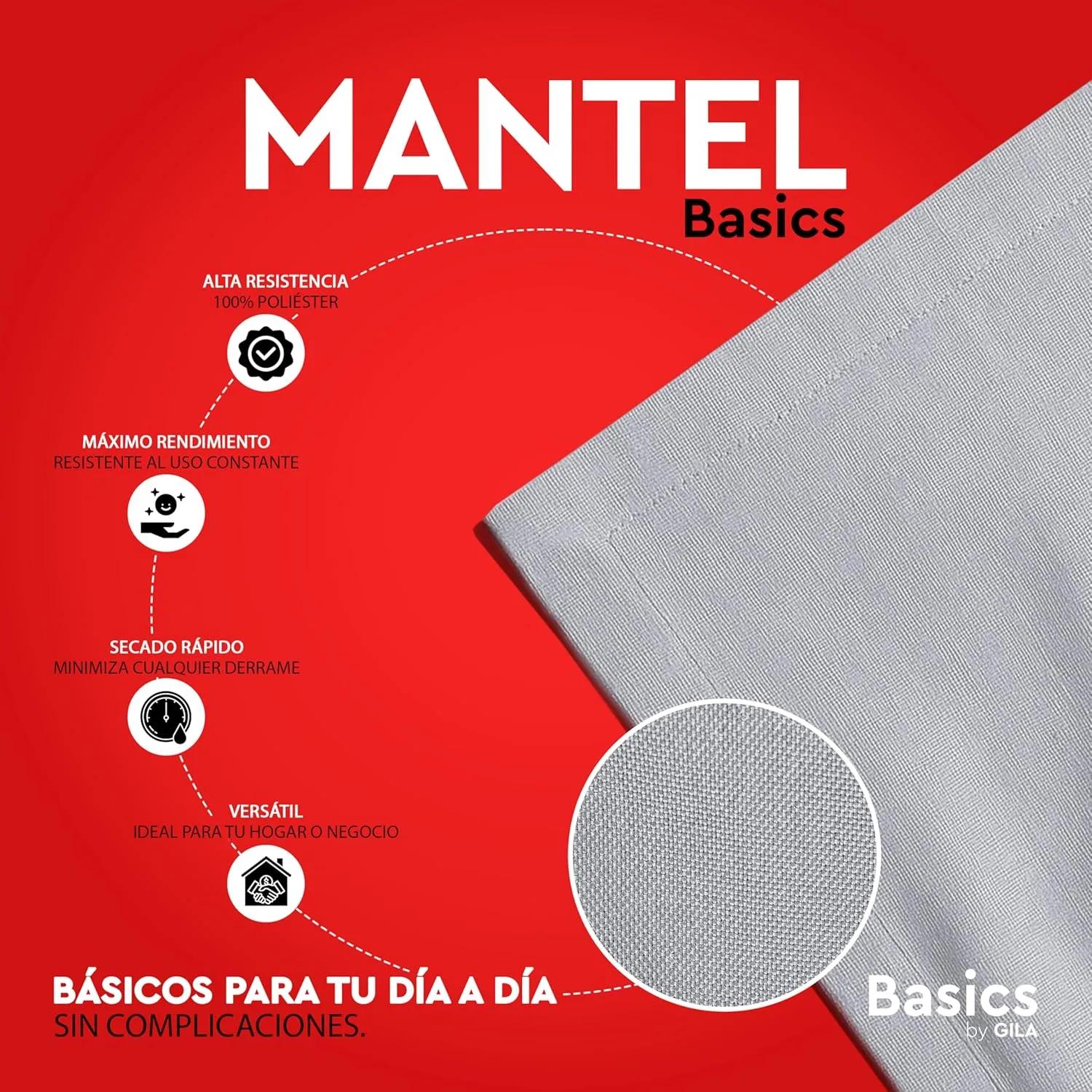 Mantel Rectangular 2.50m × 1.50m — Negro — Manteles 2.50m × 1.50m