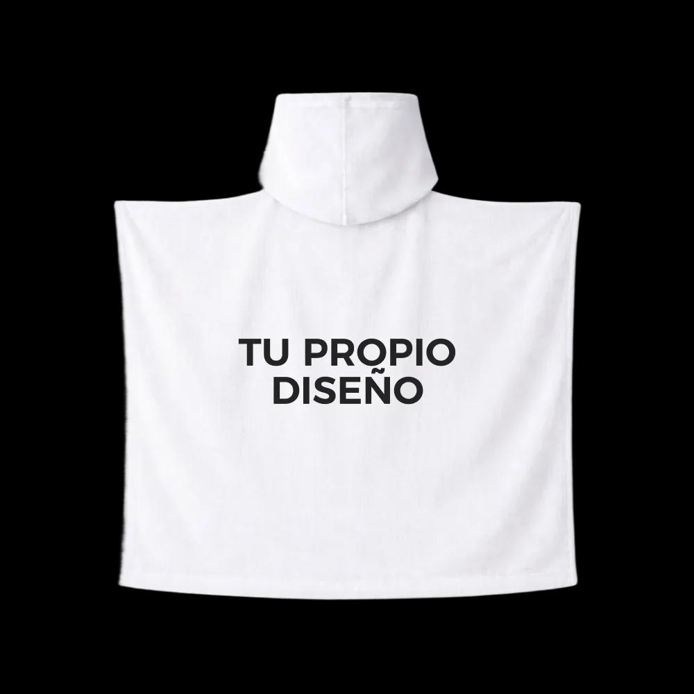 Salida de Baño Infantil con Gorro Personalizado — Blanca