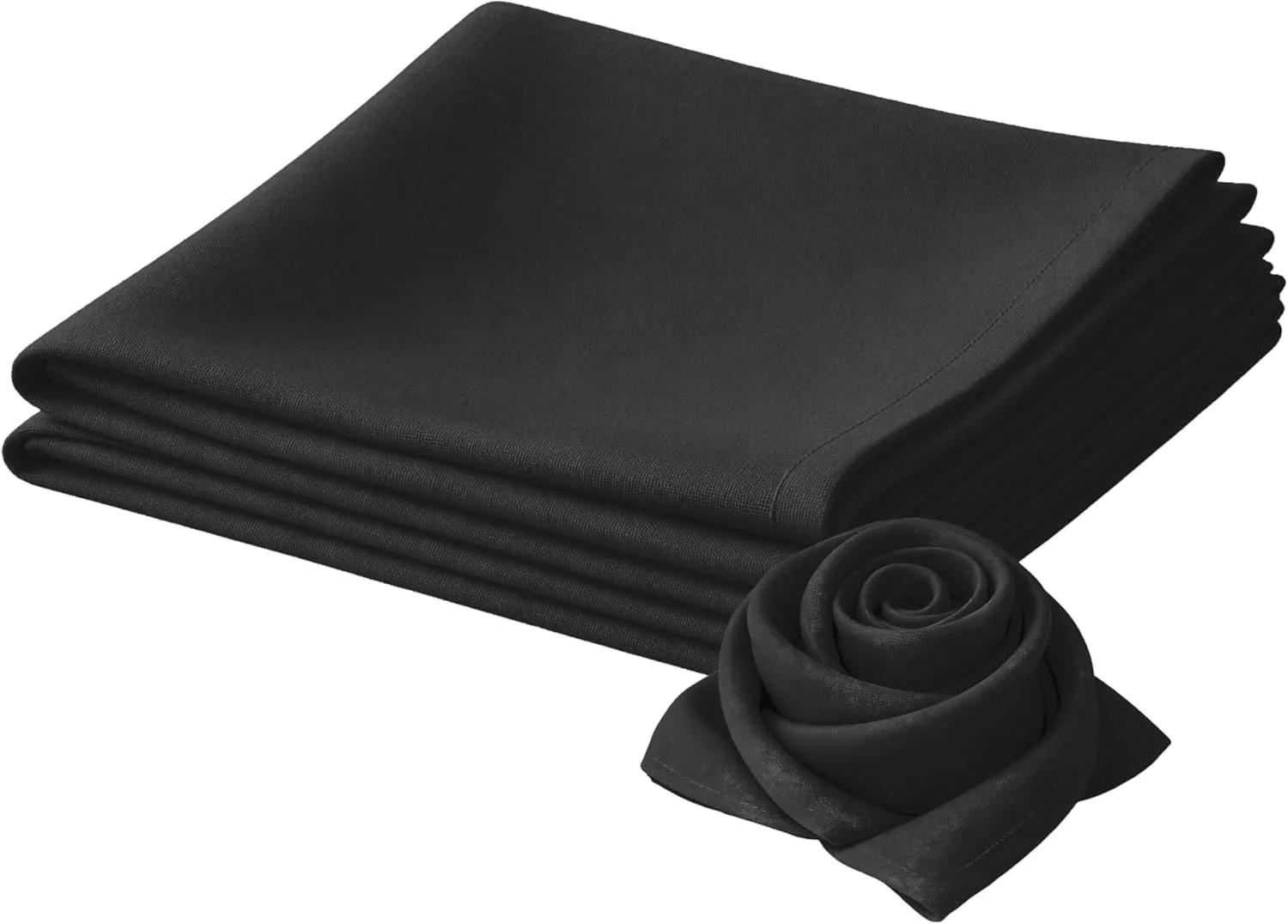 Servilleta de Tela 45×45cm — Negro